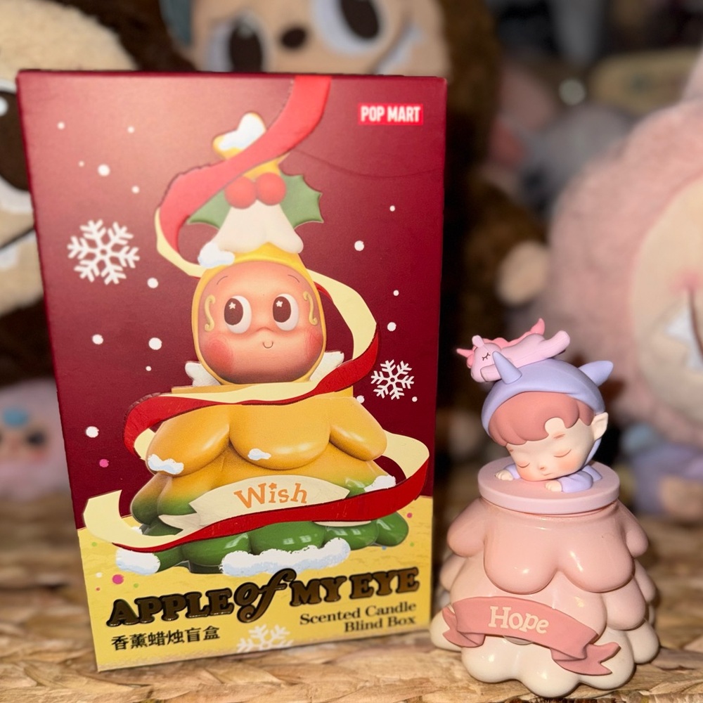 POP MART Crybaby Apple of My Eye “Hope” Scented Candle –confirmed